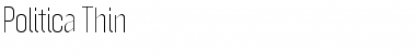 Download Politica Thin Font Title Preview