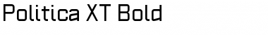 Download Politica XT Bold Font Title Preview