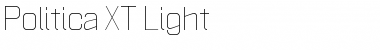 Download Politica XT Light Font Title Preview