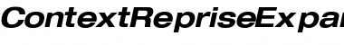 Download ContextRepriseExpandedSSK Bold Italic Font Title Preview