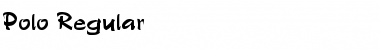 Download Polo Regular Font Title Preview
