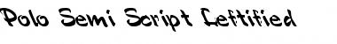 Download Polo-Semi Script Leftified Regular Font Title Preview