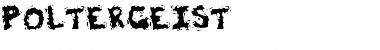 Download Poltergeist Regular Font Title Preview