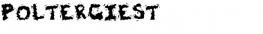 Download Poltergiest Regular Font Title Preview