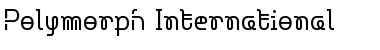 Download Polymorph International Regular Font Title Preview