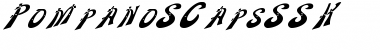 Download PompanoSCapsSSK Regular Font Title Preview