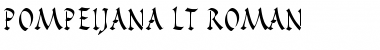 Download Pompeijana LT Roman Regular Font Title Preview