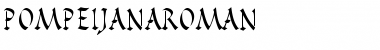 Download PompeijanaRoman Roman Font Title Preview