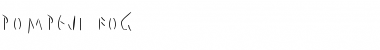 Download Pompeji.fog fog Font Title Preview
