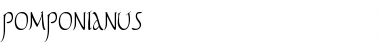 Download Pomponianus Medium Font Title Preview