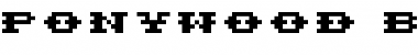 Download PonyWood Bold Regular Font Title Preview