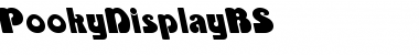 Download PookyDisplayBS Regular Font Title Preview