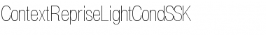 Download ContextRepriseLightCondSSK Regular Font Title Preview