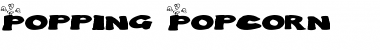 Download Popping Popcorn Regular Font Title Preview
