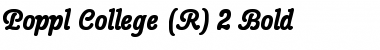 Download Poppl-College Two BQ Bold Font Title Preview
