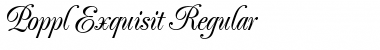 Download Poppl-Exquisit Regular Font Title Preview