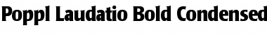 Download Poppl-Laudatio Regular Font Title Preview