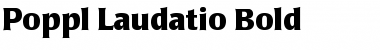 Download Poppl-Laudatio Regular Font Title Preview