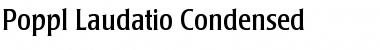 Download Poppl-Laudatio Regular Font Title Preview