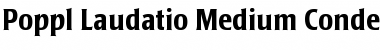 Download Poppl-Laudatio Bold Font Title Preview