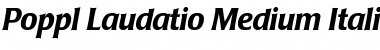 Download Poppl-Laudatio ItalicBold Font Title Preview