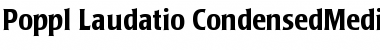Download Poppl-Laudatio-CondensedMedium Medium Font Title Preview