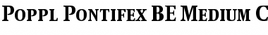 Download Poppl-Pontifex BE Regular Font Title Preview