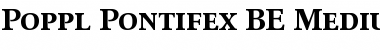 Download Poppl-Pontifex BE Bold Font Title Preview