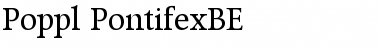 Download Poppl-PontifexBE Roman Font Title Preview