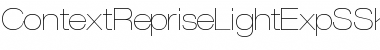 Download ContextRepriseLightExpSSK Regular Font Title Preview