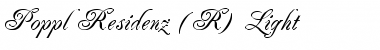 Download Poppl-Residenz BQ Regular Font Title Preview