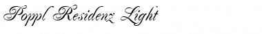 Download Poppl-Residenz Italic Font Title Preview
