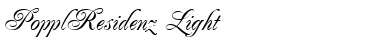 Download PopplResidenz Light Font Title Preview