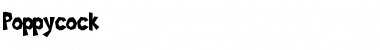 Download Poppycock Regular Font Title Preview