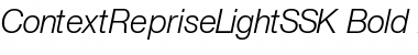 Download ContextRepriseLightSSK Bold Italic Font Title Preview