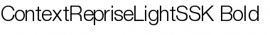 Download ContextRepriseLightSSK Bold Font Title Preview