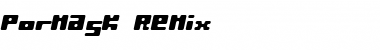 Download Pormask Remix Regular Font Title Preview