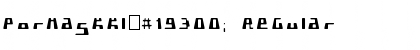 Download PormaskKl䭤 Regular Font Title Preview