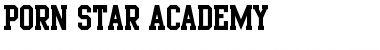 Download Porn Star Academy Regular Font Title Preview