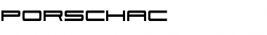 Download PorschaC Regular Font Title Preview