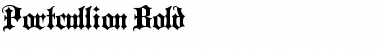 Download Portcullion Bold Font Title Preview