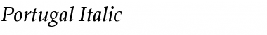 Download Portugal Italic Font Title Preview