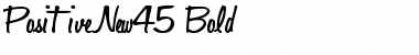 Download PositiveNew45 Bold Font Title Preview