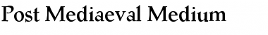 Download Post Mediaeval Bold Font Title Preview