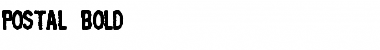 Download Postal Bold Font Title Preview