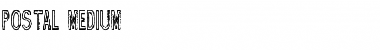 Download Postal Medium Font Title Preview