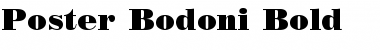 Download Poster Bodoni Bold Font Title Preview