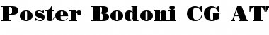 Download Poster Bodoni CG ATT Regular Font Title Preview