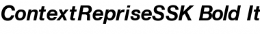 Download ContextRepriseSSK Bold Italic Font Title Preview