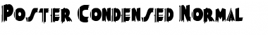 Download PosterCondensed Normal Font Title Preview